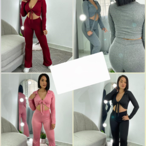 Pack de 3 conjuntos talla única en piel de durazno