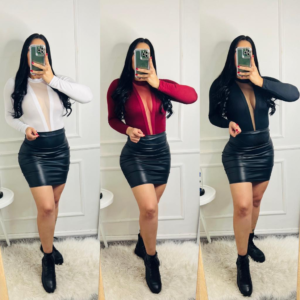 Pack de 4 Bodies en V (Talla Única)