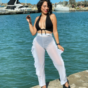 Pack de 3 monos malla en blanco y negro